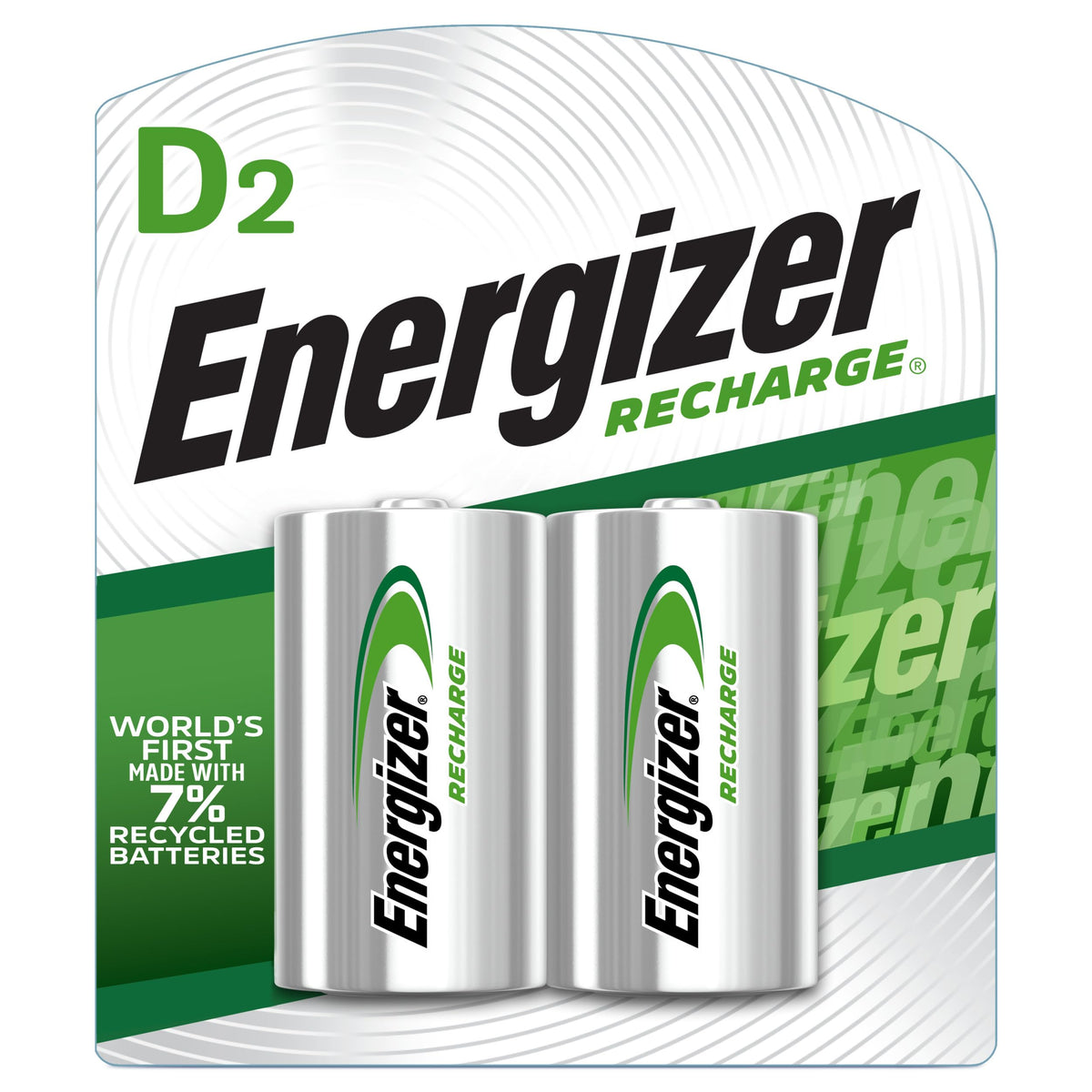 Rechargeable D Batteries 2 Pack J446268
