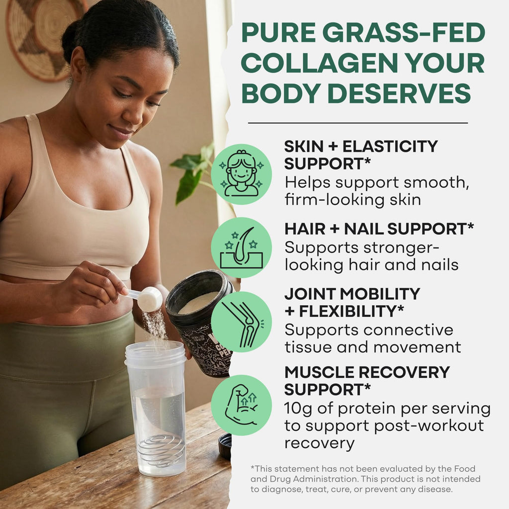 Collagen Peptides Powder Grass-Fed Hydrolyzed 16oz Z1360