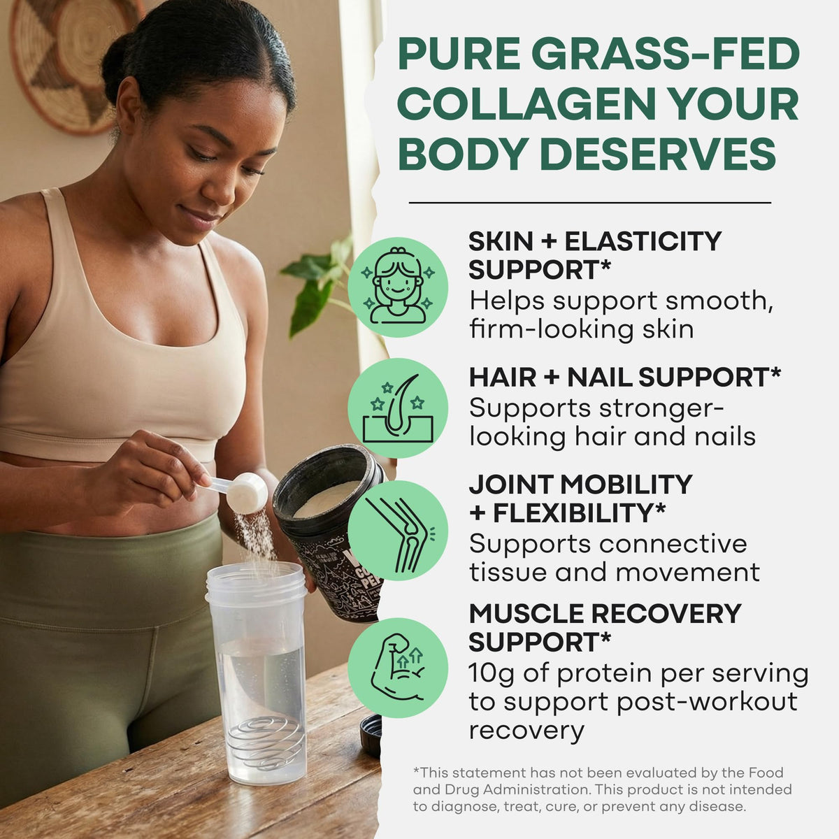 Collagen Peptides Powder Grass-Fed Hydrolyzed 16oz Z1360