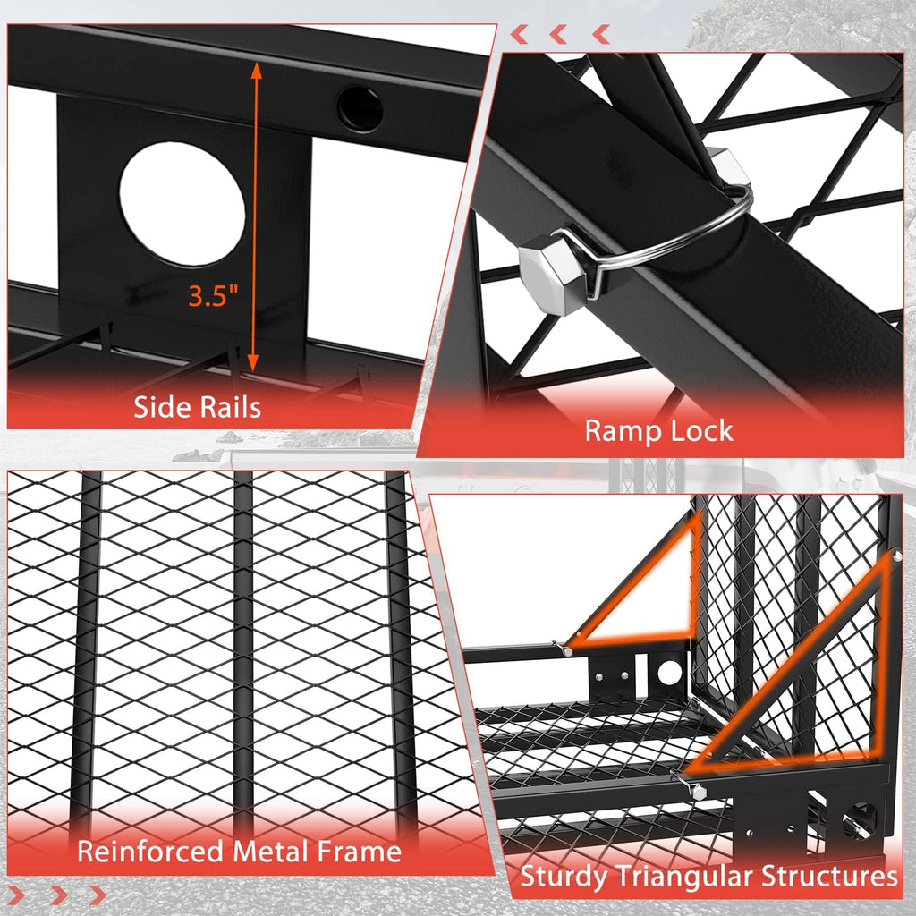 Hitch Cargo Carrier with Ramp R225402