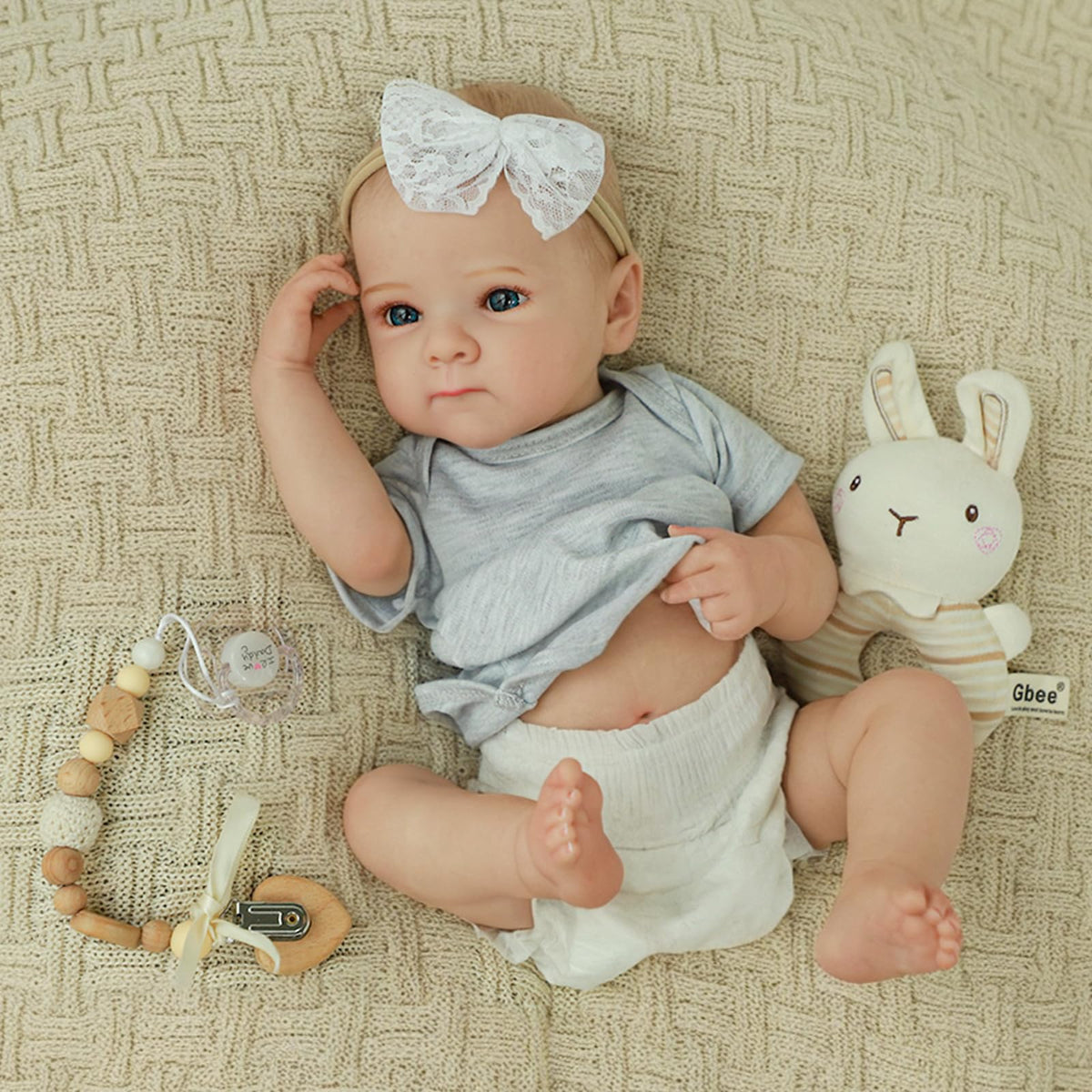 20 Inch Lifelike Full Vinyl Body Girl Baby Dolls Y797