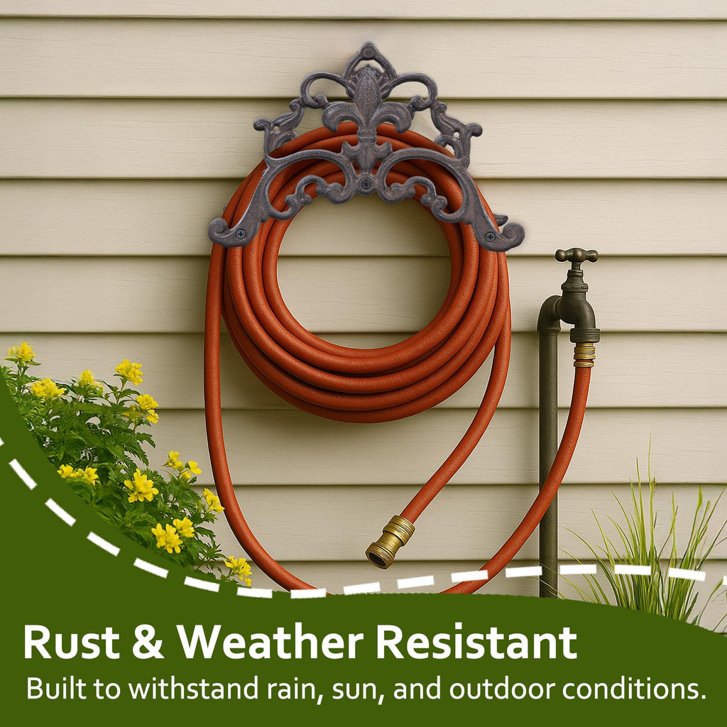 Cast Iron Wall Mount Hose Holder Y37559