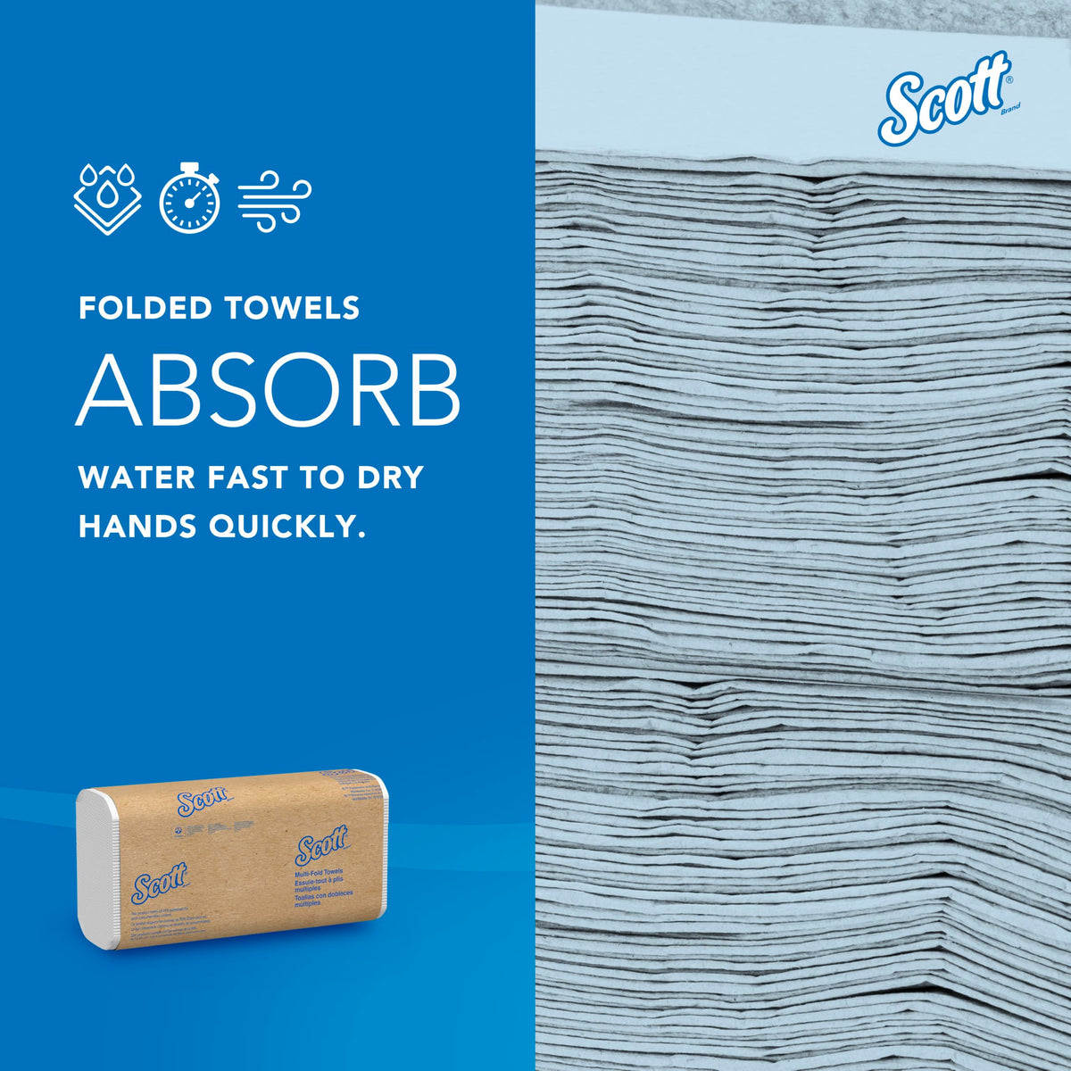 Multifold Paper Towels, 16 x 250 Sheets K80352