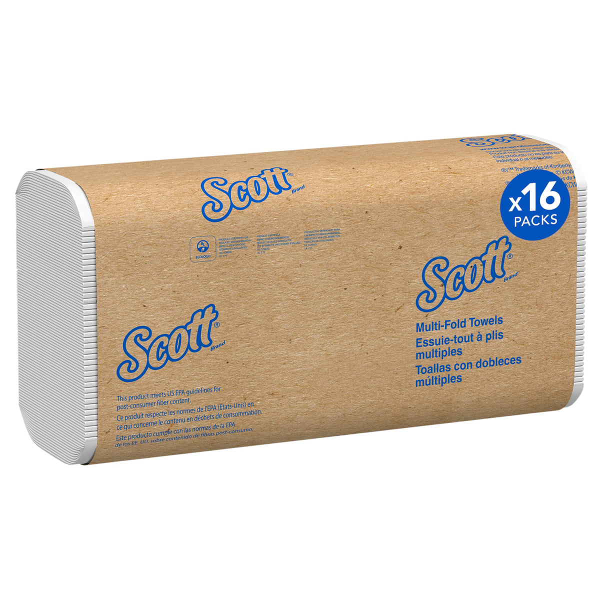 Multifold Paper Towels, 16 x 250 Sheets K80352