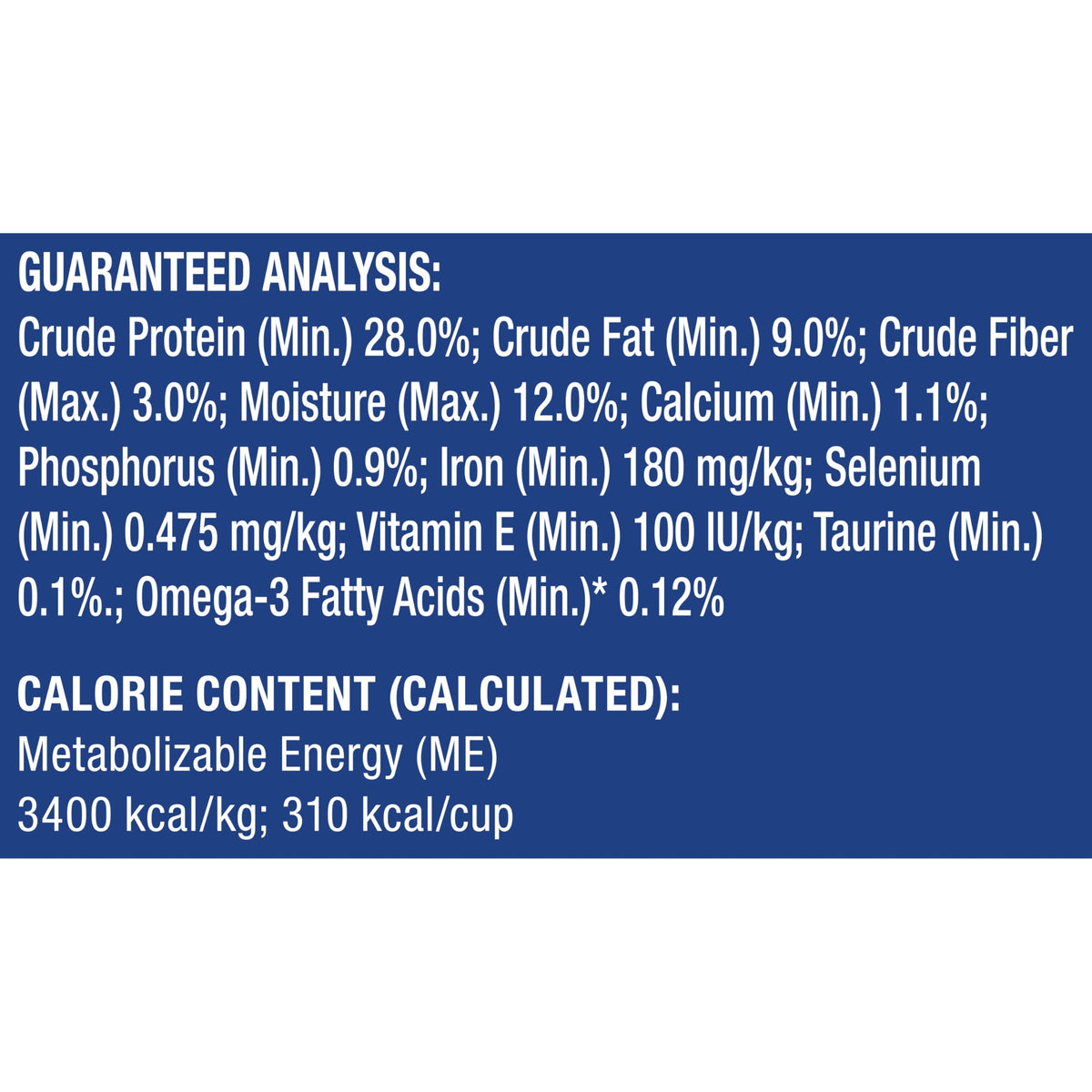 Chicken Beef Salmon Dry Cat Food 3.15 lb. Bag N374
