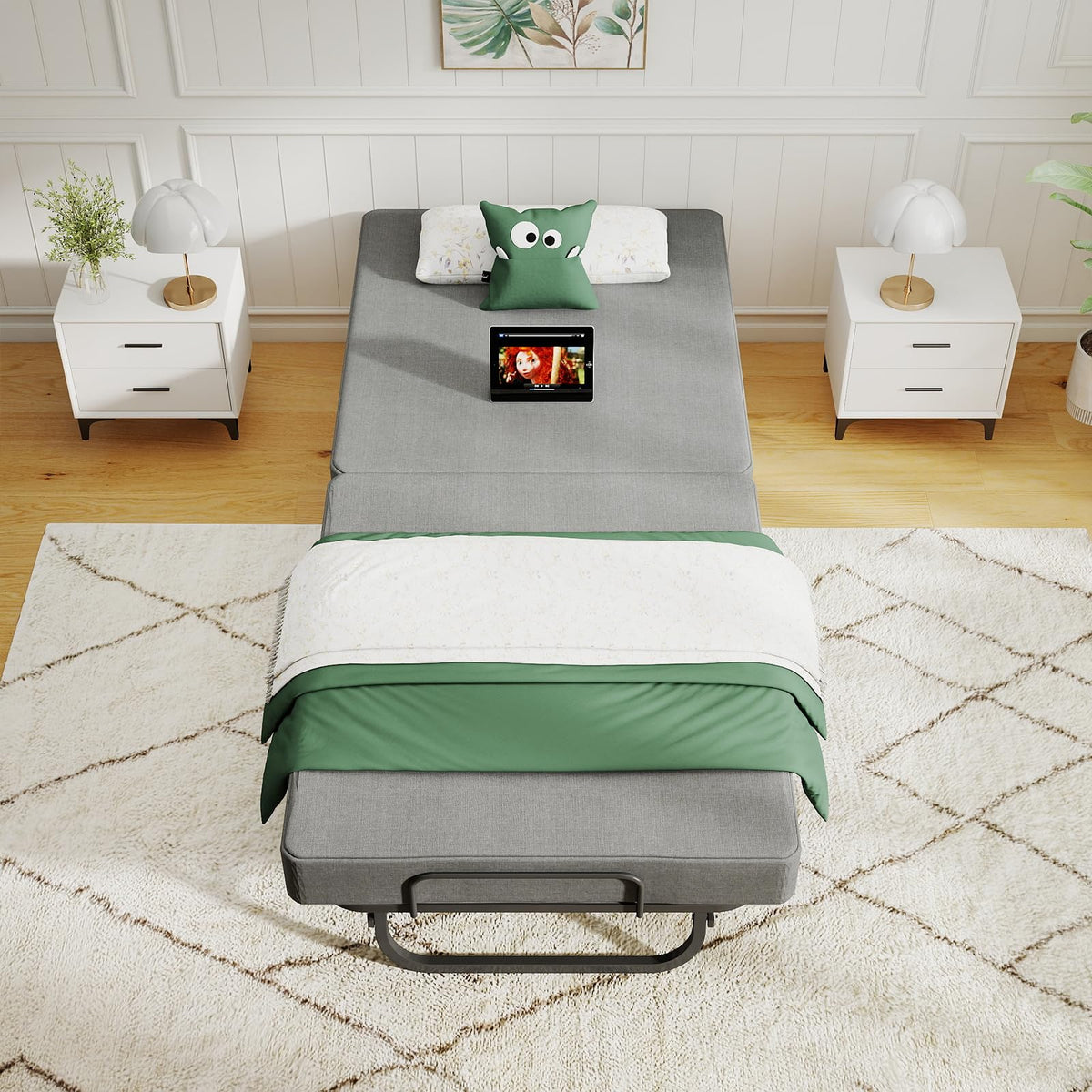 Folding Bed on Wheels 75" x 31" N979898