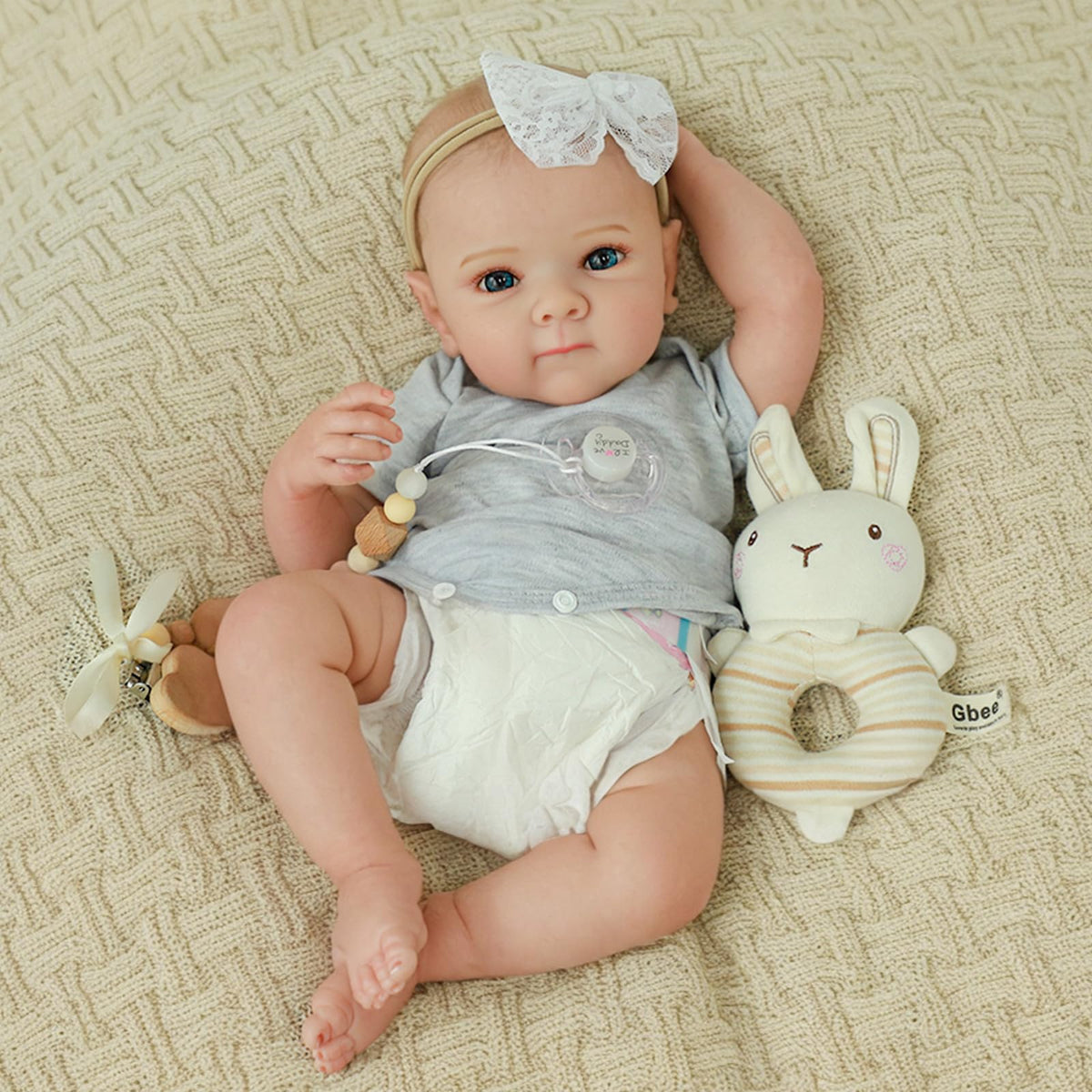 20 Inch Lifelike Full Vinyl Body Girl Baby Dolls Y797