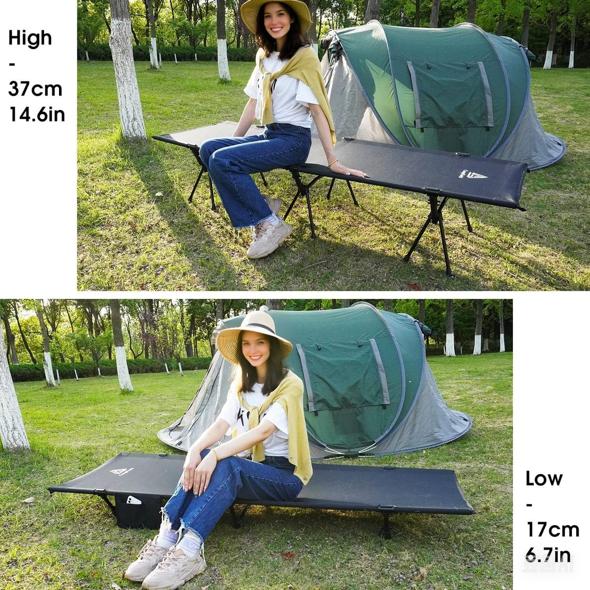 Ultralight Aluminium Camping Cot A386
