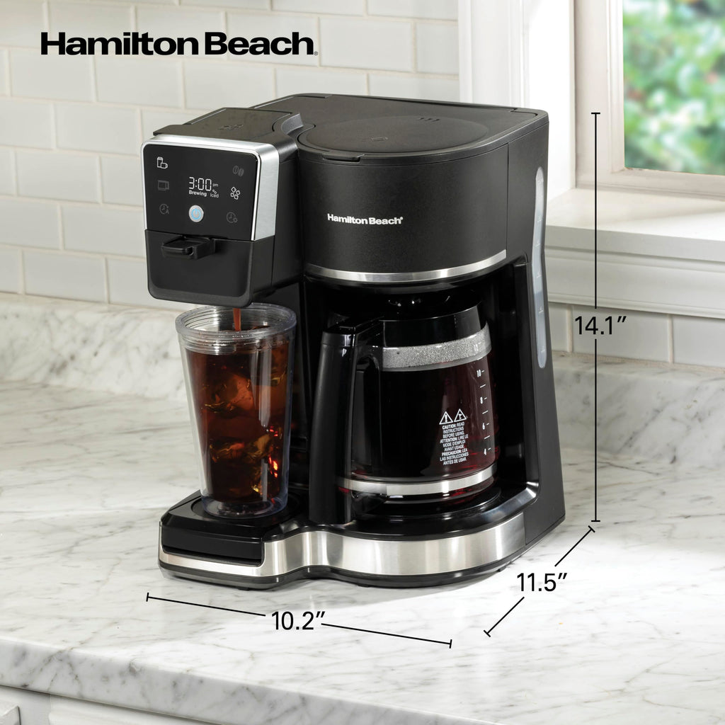 2-Way Drip Coffee Maker & Single Serve Coffee Machine T61611