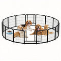 32 in 16 Panel Dog Playpen with Gate S204413