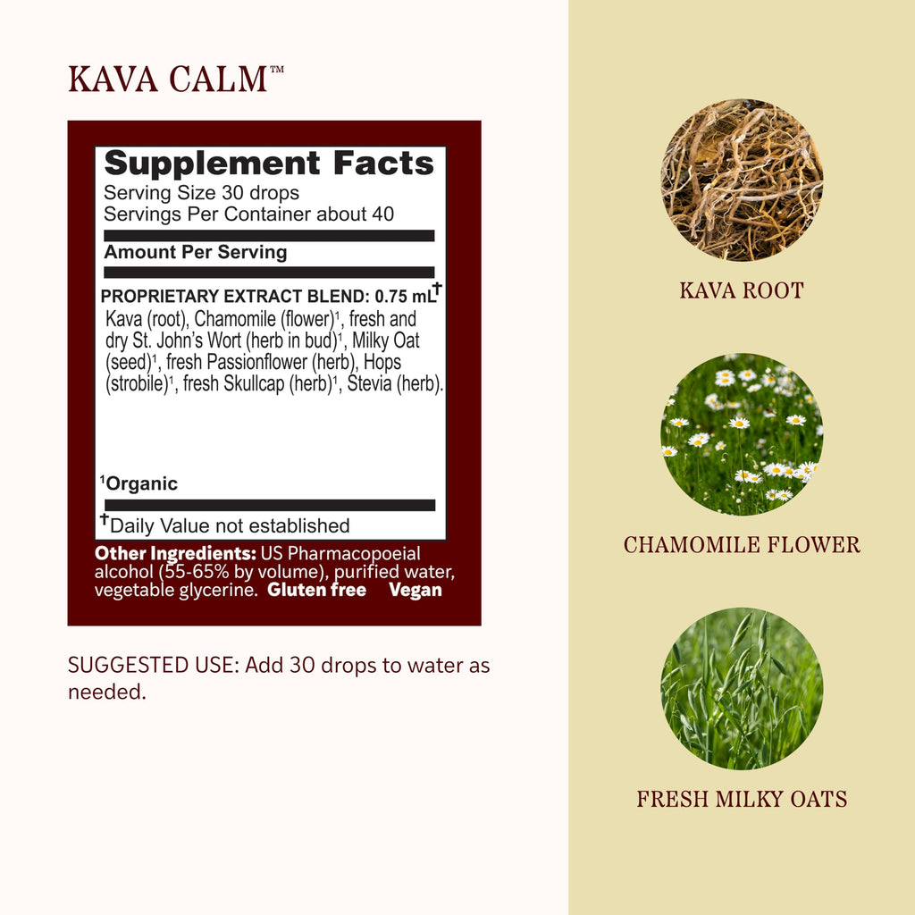 Kava Calm Liquid Extract 1 fl oz K822