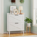 Farmhouse Shoe Storage Cabinet with Flip Drawers V992