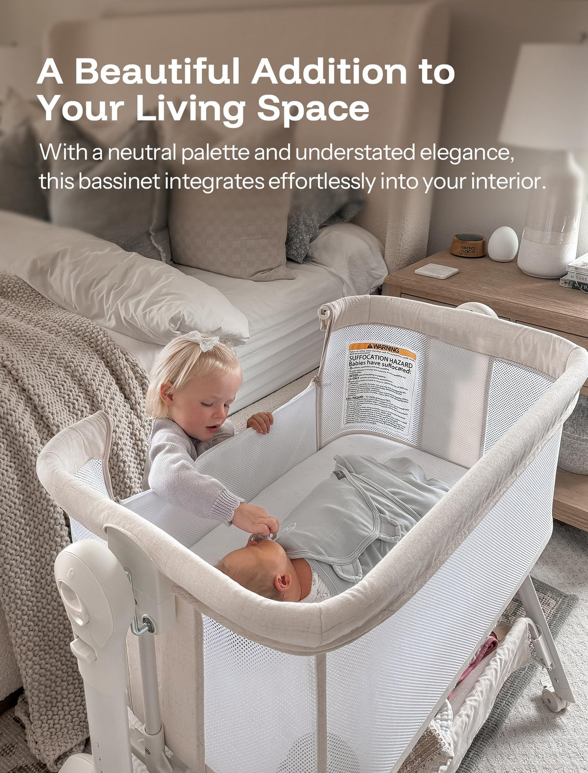 Baby Bassinet Bedside Sleeper J4118