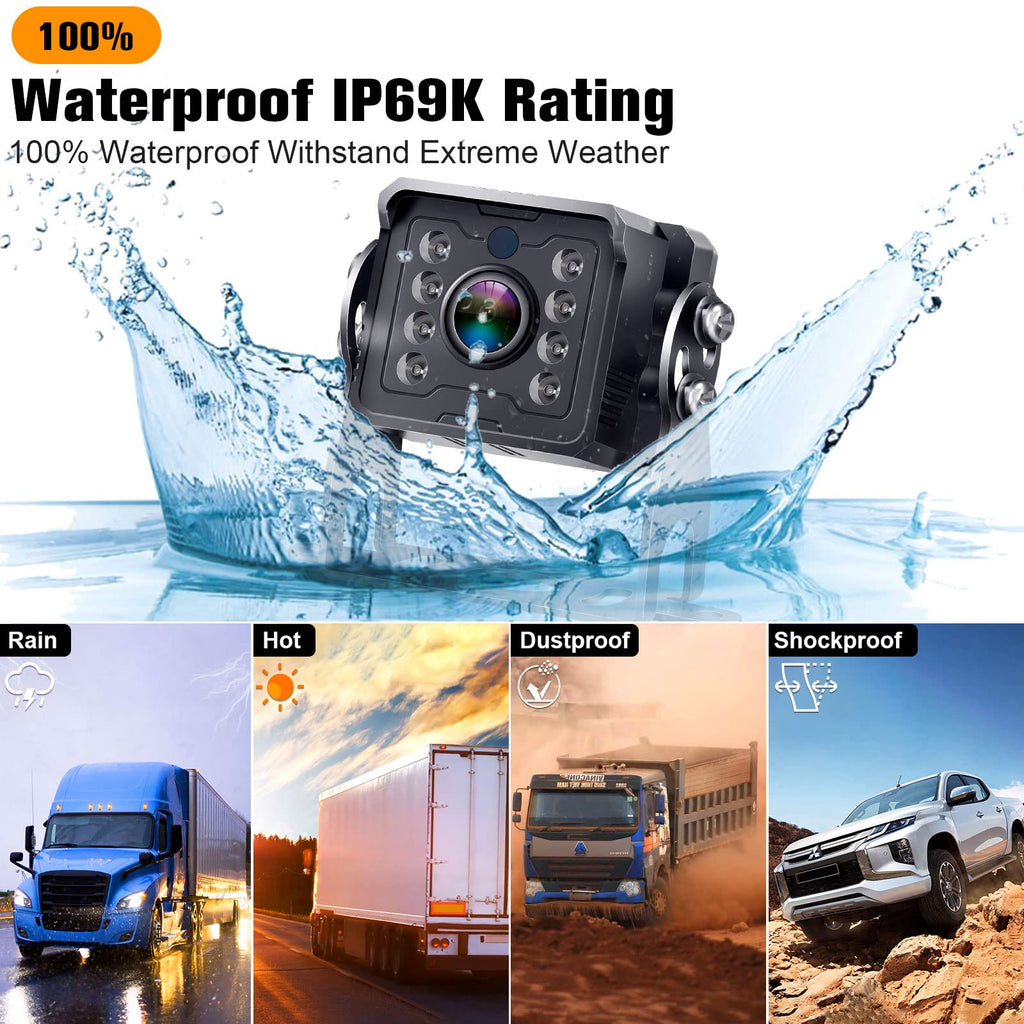 7" Split Screen Dual Backup Camera System P5938