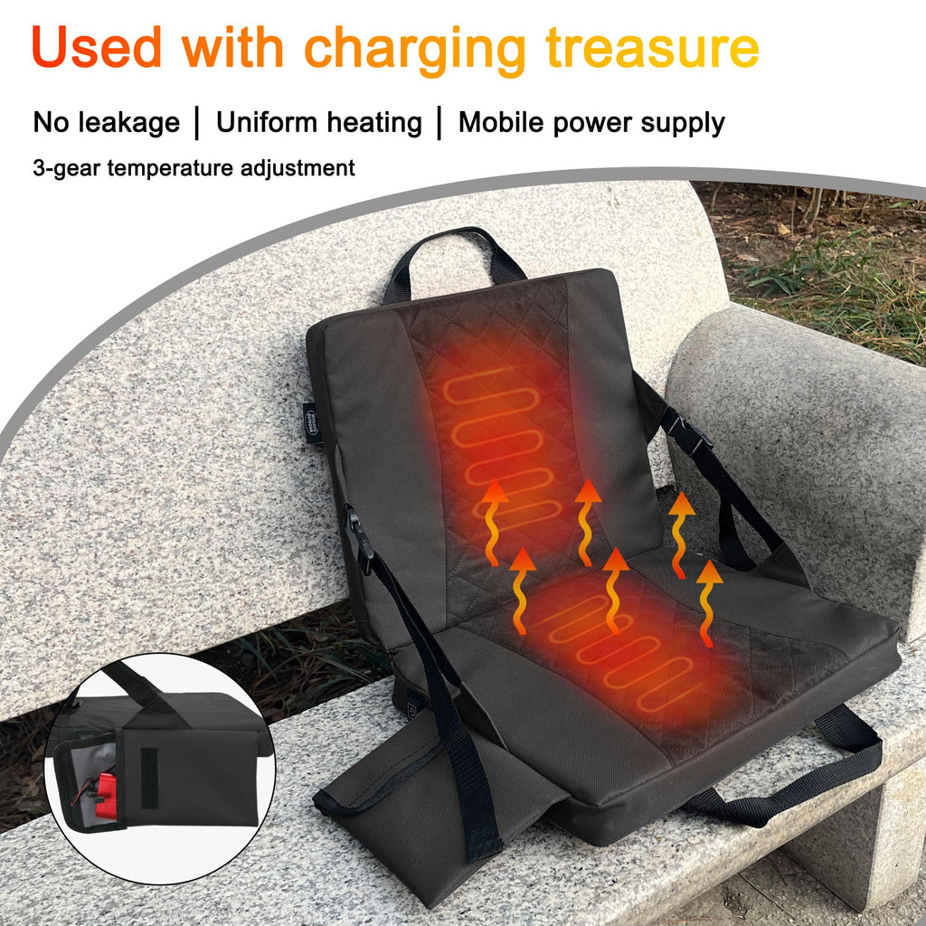 Warm Seat Cushion with Back Support R7314