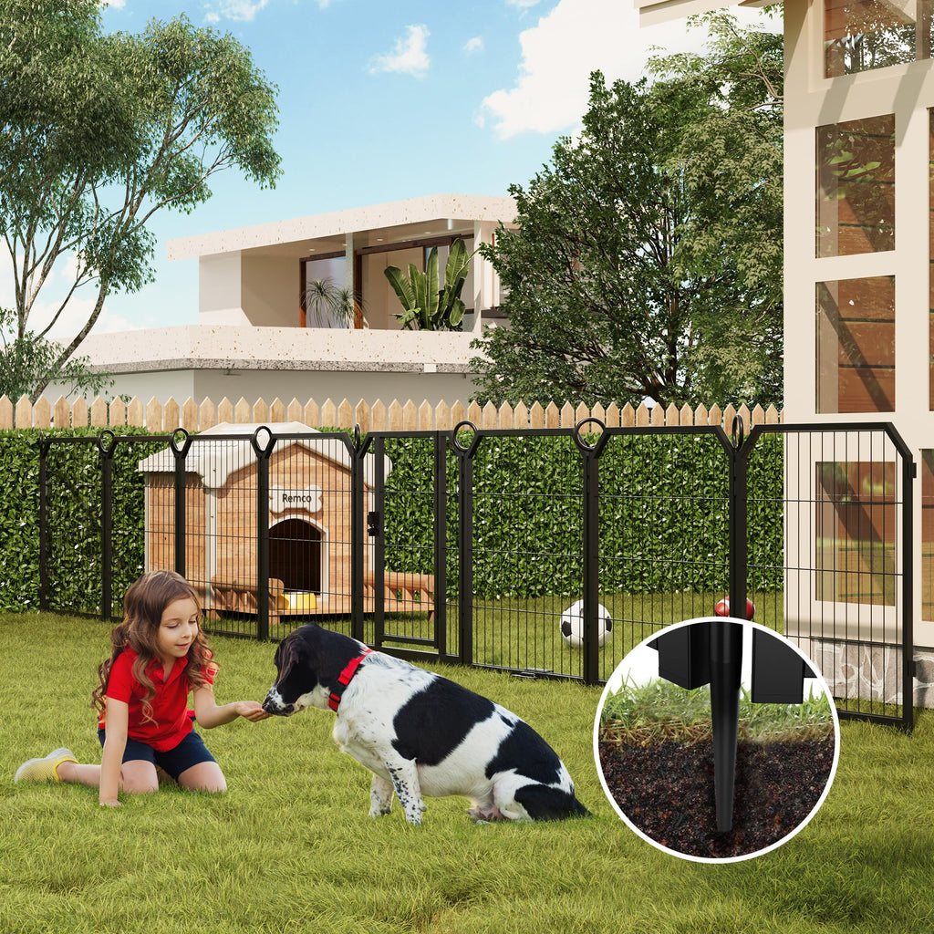32 in 16 Panel Dog Playpen with Gate S204413