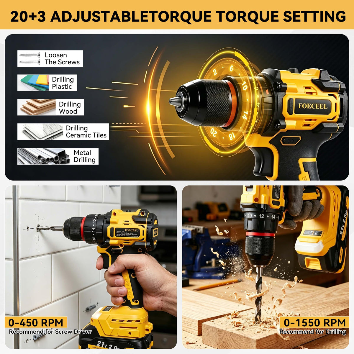 21V Brushless Cordless Drill Set B705182